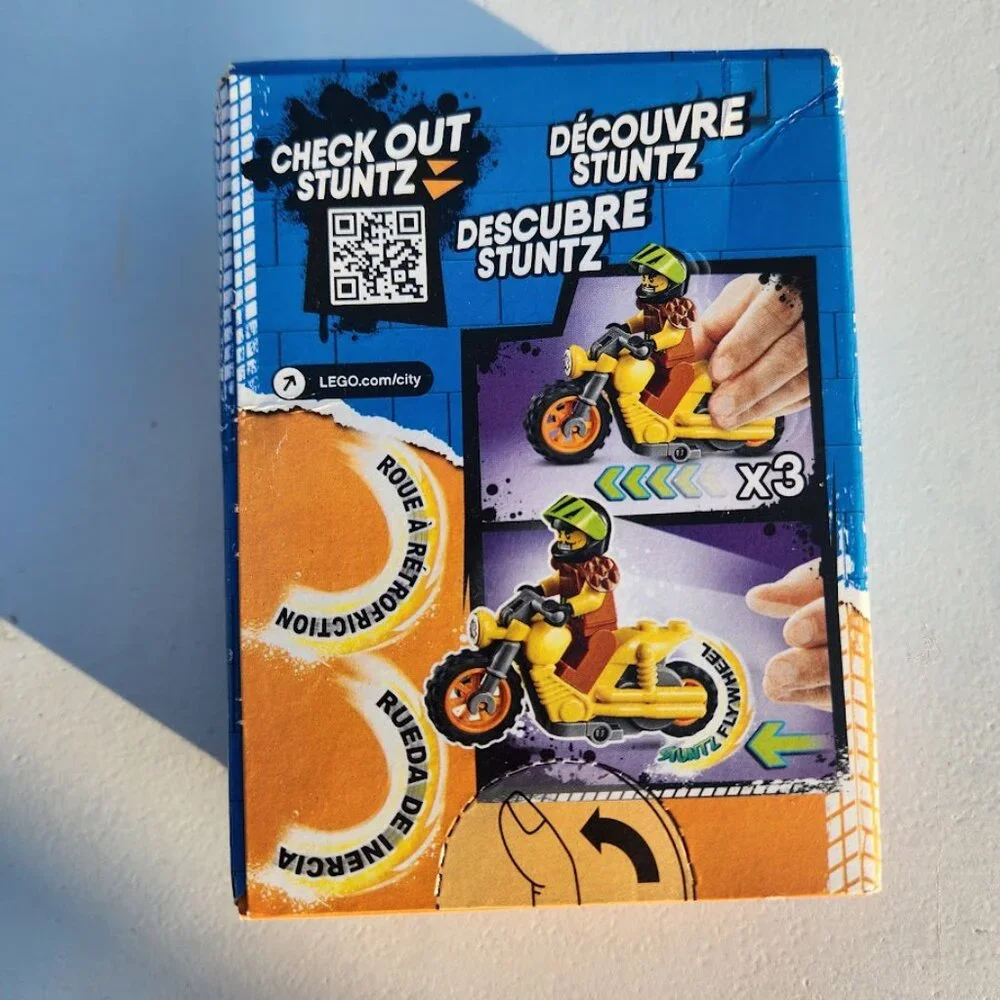 NEW LEGO 60297 City Stuntz Fly wheel Motorcycle Minifigure CHRISTMAS STOCKING ST